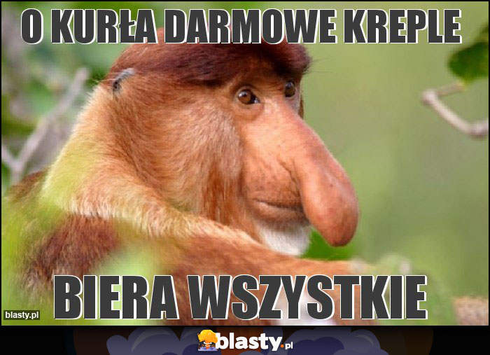 O kurła darmowe kreple