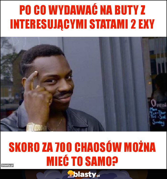 Po co wydawać na buty z interesującymi statami 2 exy Po co wydawać na buty z interesującymi statami 2 exy