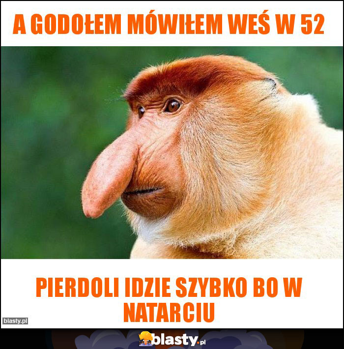 a godołem mówiłem weś w 52 a godołem mówiłem weś w 52