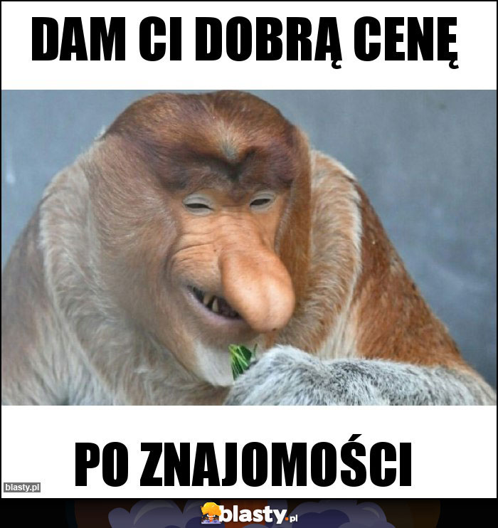 Dam ci dobrą cenę Dam ci dobrą cenę