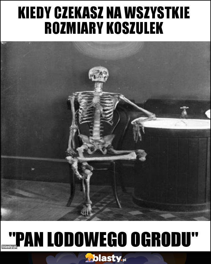 Kiedy czekasz na wszystkie rozmiary koszulek Kiedy czekasz na wszystkie rozmiary koszulek