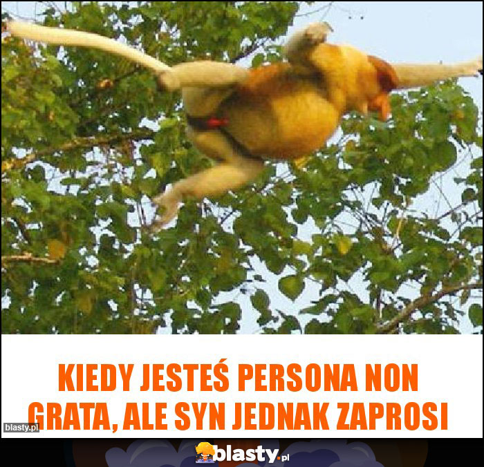 Kiedy jesteś Persona non grata, ale syn jednak zaprosi Kiedy jesteś Persona non grata, ale syn jednak zaprosi