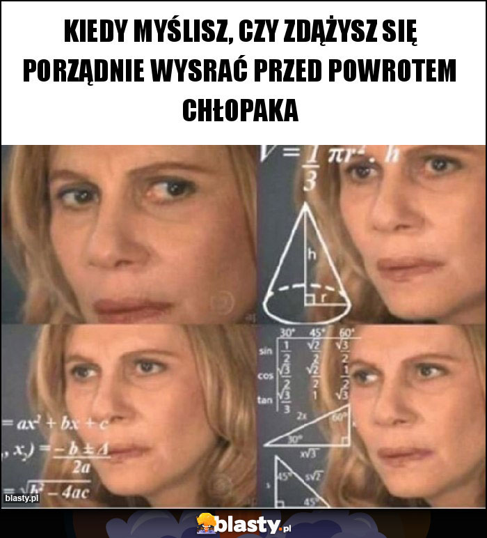Kiedy myślisz, czy zdążysz się porządnie wysrać przed powrotem chłopaka Kiedy myślisz, czy zdążysz się porządnie wysrać przed powrotem chłopaka
