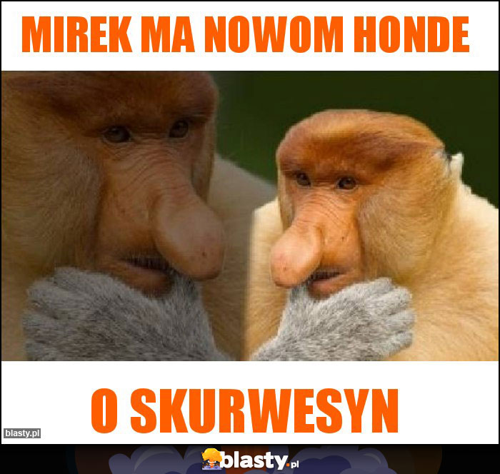 Mirek ma nowom honde Mirek ma nowom honde