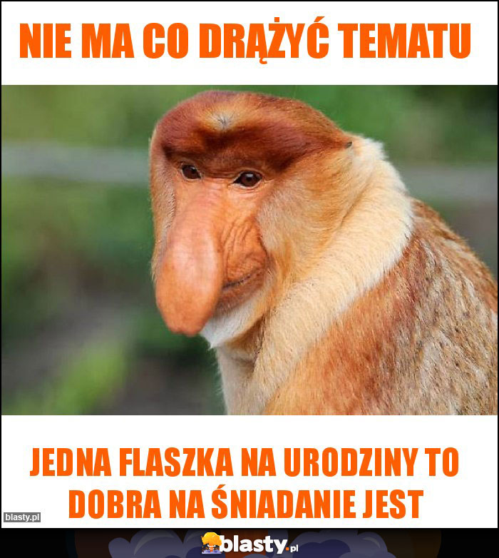 NIE MA CO DRĄŻYĆ TEMATU NIE MA CO DRĄŻYĆ TEMATU
