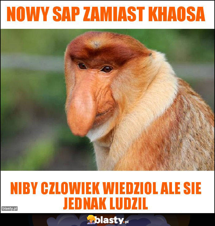 NOWY SAP ZAMIAST KHAOSA NOWY SAP ZAMIAST KHAOSA