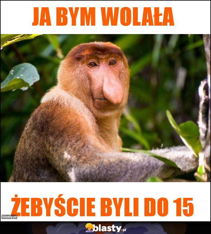 Ja bym wolała Ja bym wolała