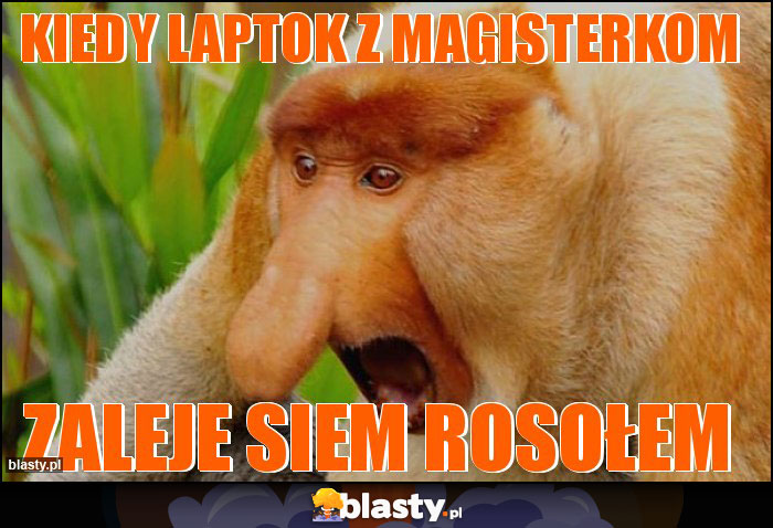 KIEDY LAPTOK Z MAGISTERKOM KIEDY LAPTOK Z MAGISTERKOM