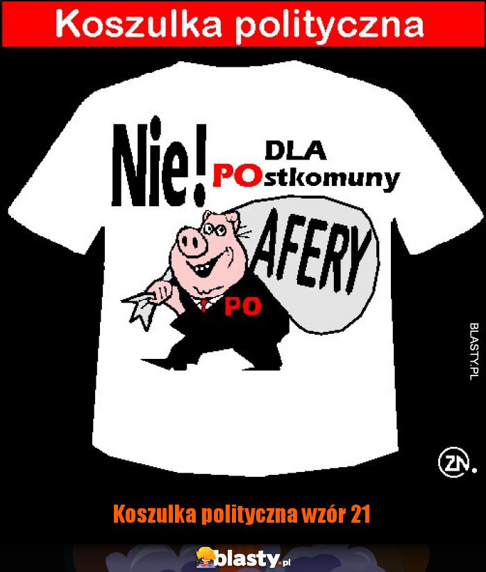Koszulka polityczna wzór 21 Koszulka polityczna wzór 21