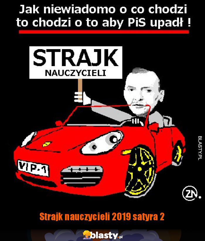 Strajk nauczycieli 2019 satyra 2 Strajk nauczycieli 2019 satyra 2