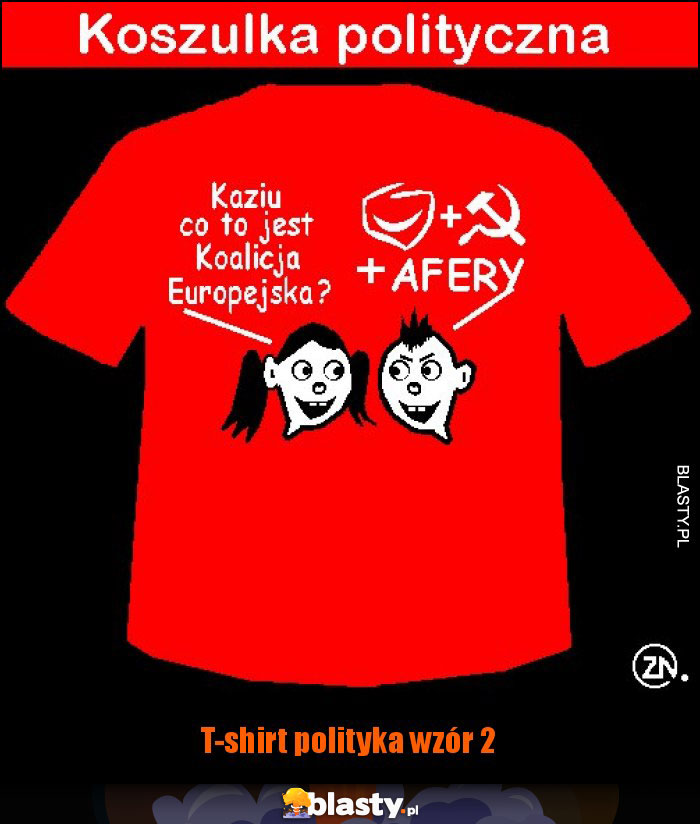 T-shirt polityka wzór 2 T-shirt polityka wzór 2