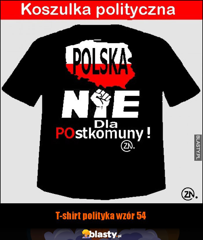 T-shirt polityka wzór 54 T-shirt polityka wzór 54
