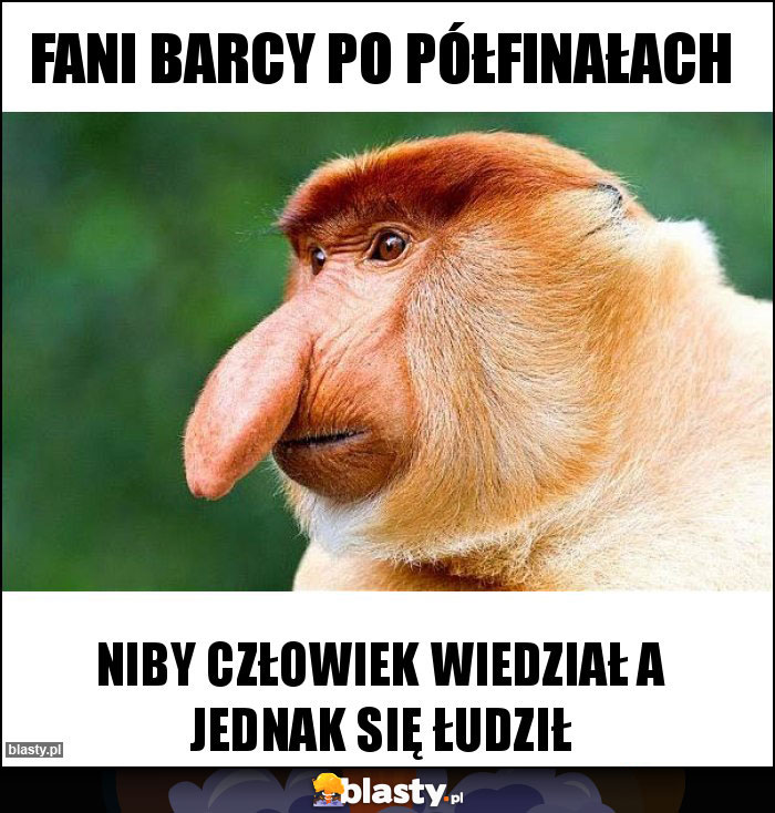Fani barcy po półfinałach Fani barcy po półfinałach