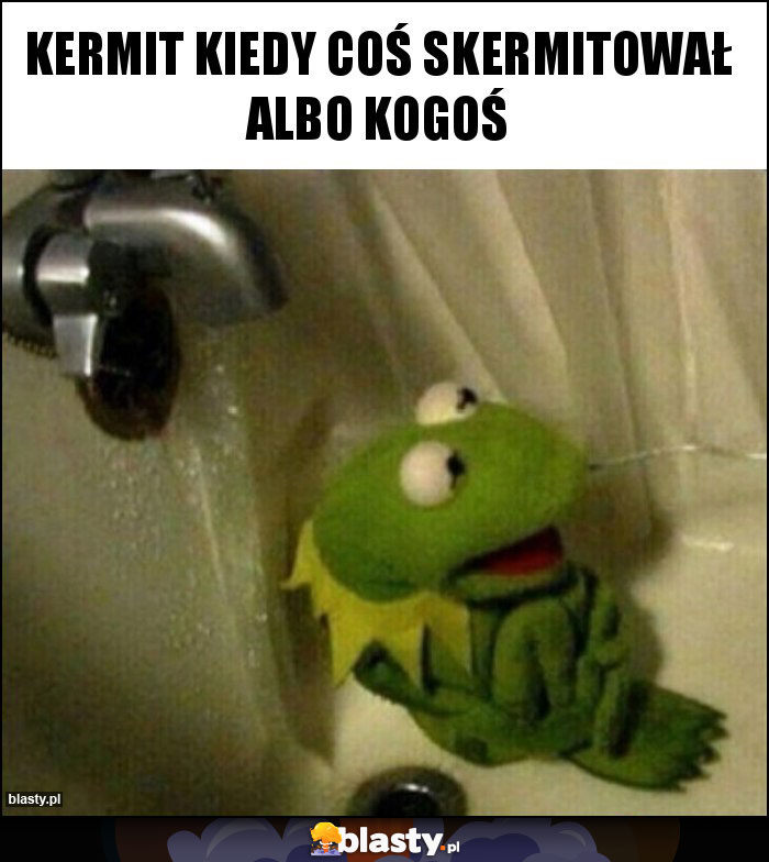 Kermit kiedy coś skermitował albo kogoś Kermit kiedy coś skermitował albo kogoś