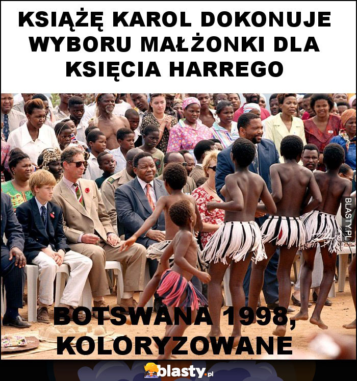 Książę Karol dokonuje wyboru małżonki dla księcia Harrego