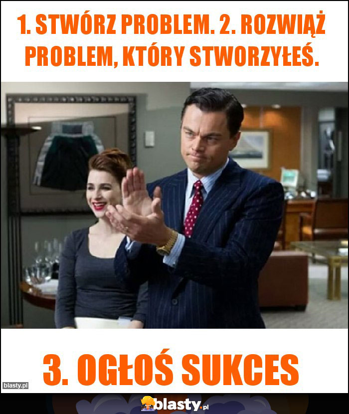 1. Stwórz problem. 2. Rozwiąż problem, który stworzyłeś.