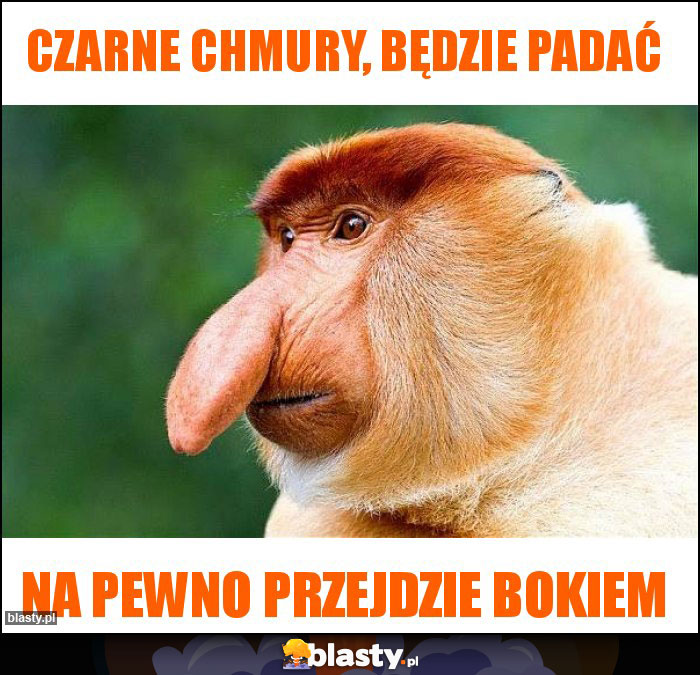 Czarne chmury, będzie padać Czarne chmury, będzie padać