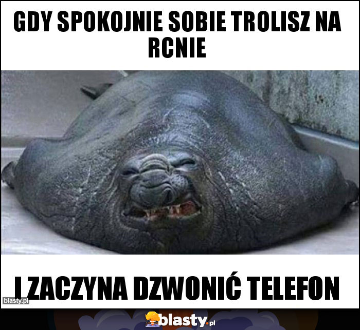 Gdy spokojnie sobie trolisz na rcnie Gdy spokojnie sobie trolisz na rcnie