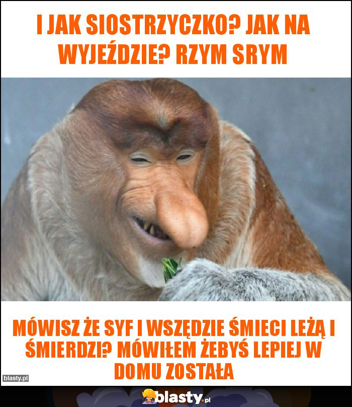 I jak siostrzyczko? Jak na wyjeździe? Rzym srym