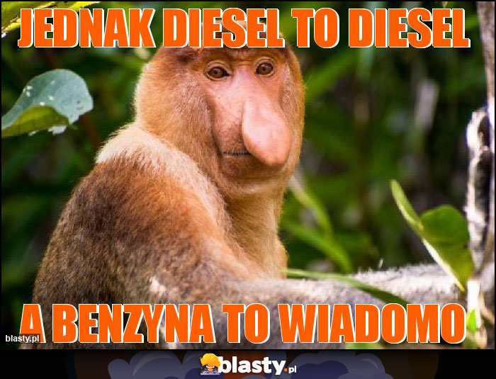 Jednak diesel to diesel Jednak diesel to diesel