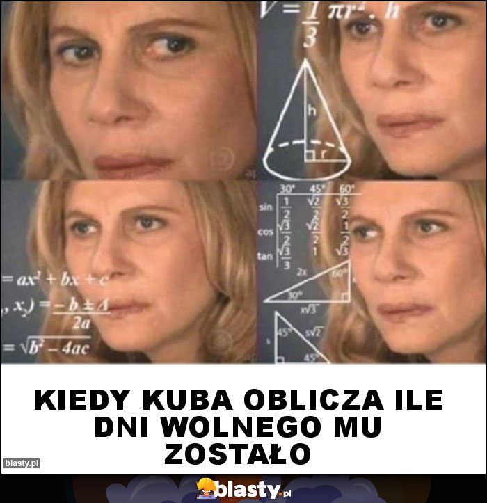 KIEDY KUBA OBLICZA ILE DNI WOLNEGO MU ZOSTAŁO KIEDY KUBA OBLICZA ILE DNI WOLNEGO MU ZOSTAŁO