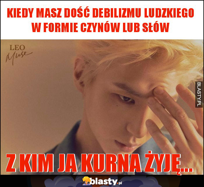 Kiedy masz dość debilizmu ludzkiego w formie czynów lub słów Kiedy masz dość debilizmu ludzkiego w formie czynów lub słów