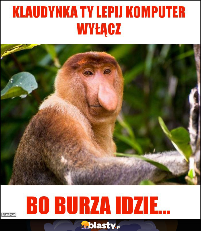 Klaudynka Ty lepij komputer wyłącz Klaudynka Ty lepij komputer wyłącz