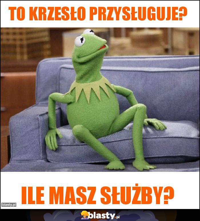 To krzesło przysługuje? To krzesło przysługuje?