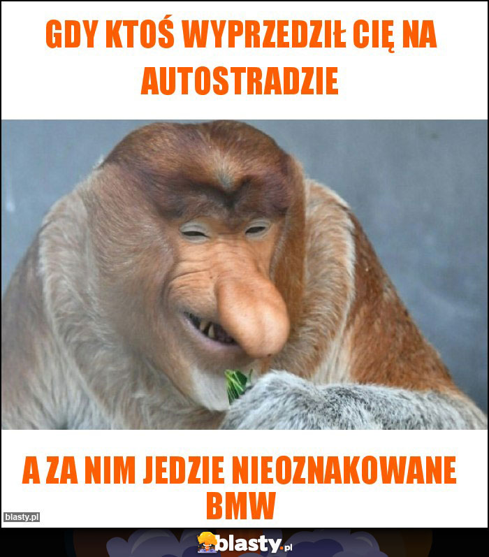 Gdy ktoś wyprzedził cię na autostradzie Gdy ktoś wyprzedził cię na autostradzie