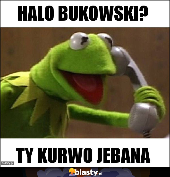 Halo bukowski? Halo bukowski?