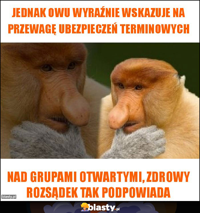 Jednak owu wyraźnie wskazuje na przewagę ubezpieczeń terminowych Jednak owu wyraźnie wskazuje na przewagę ubezpieczeń terminowych