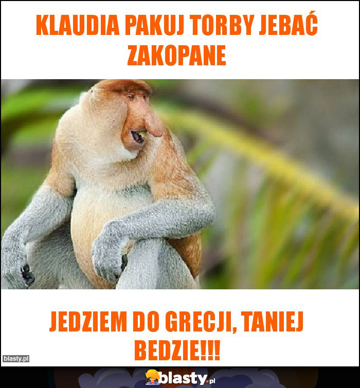 Klaudia pakuj torby jebać zakopane Klaudia pakuj torby jebać zakopane