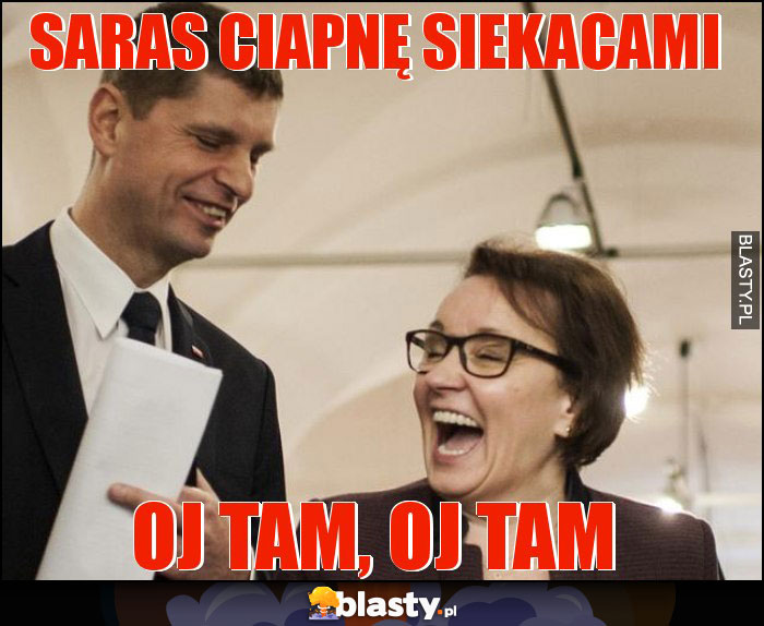 Saras ciapnę siekacami Saras ciapnę siekacami