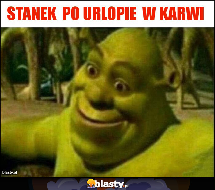 Stanek  po urlopie  w Karwi