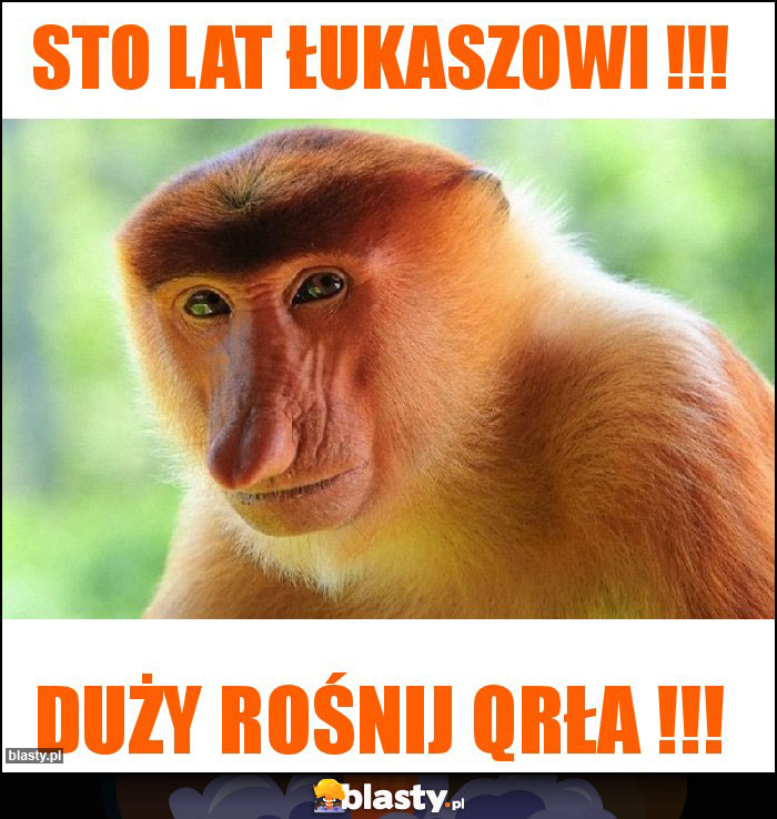 Sto lat Łukaszowi !!! Sto lat Łukaszowi !!!
