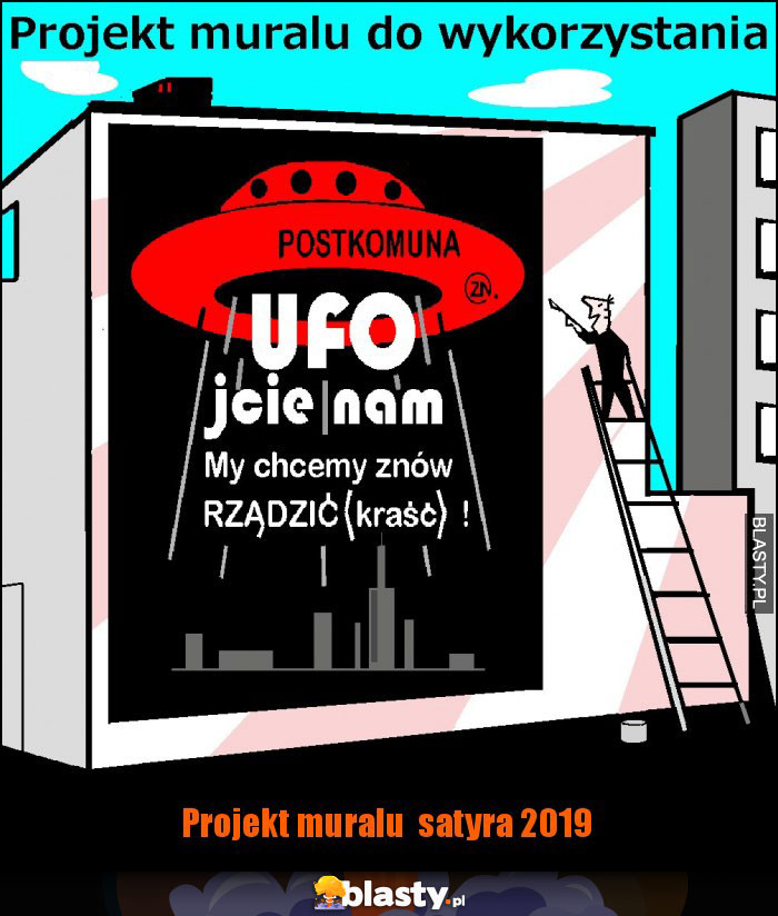 Projekt muralu satyra 2019 Projekt muralu satyra 2019