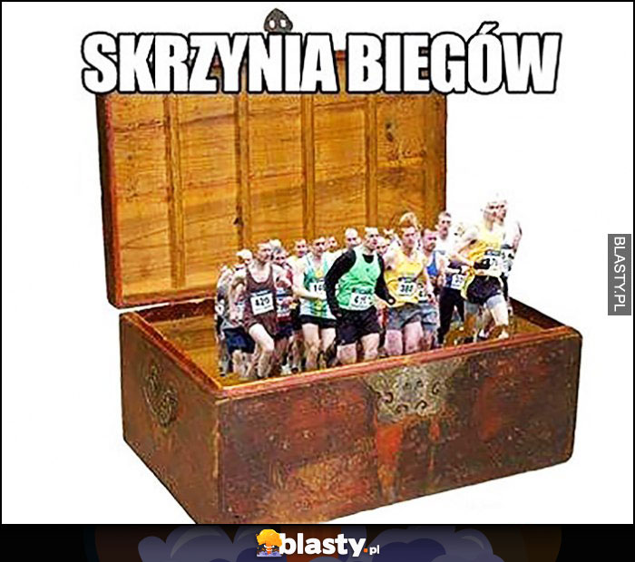 Skrzynia biegów w środku biegacze