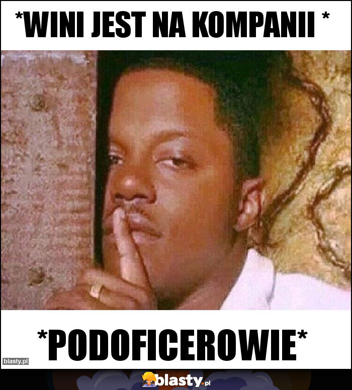 *wini jest na kompanii * *wini jest na kompanii *
