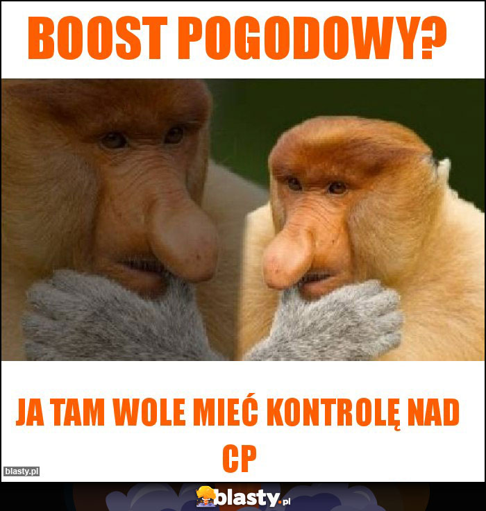 Boost pogodowy?