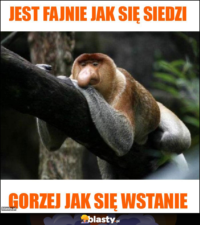 Jest fajnie jak się siedzi Jest fajnie jak się siedzi