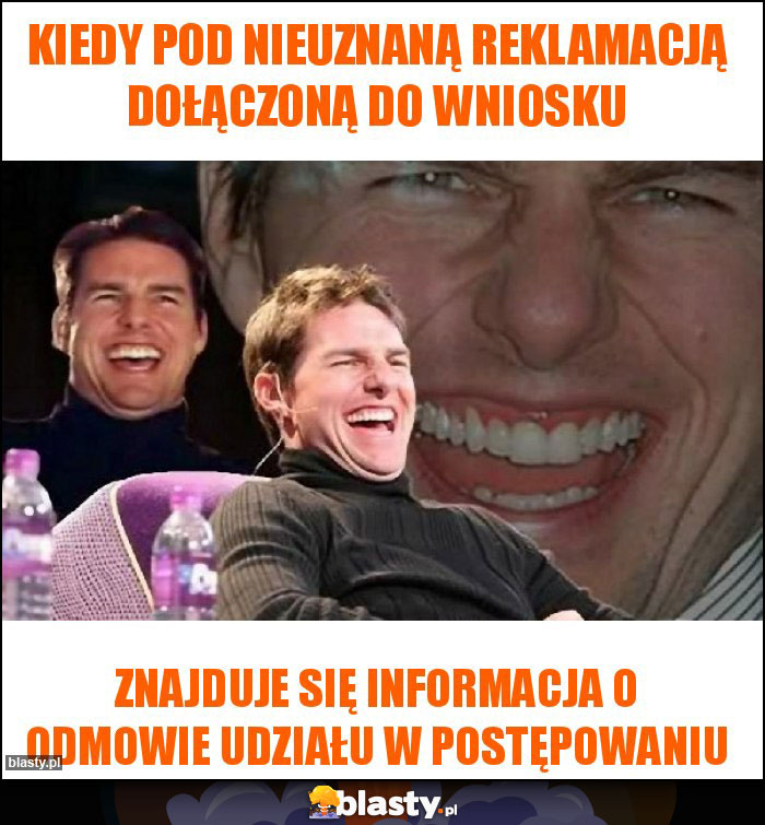 Kiedy pod nieuznaną reklamacją dołączoną do wniosku Kiedy pod nieuznaną reklamacją dołączoną do wniosku