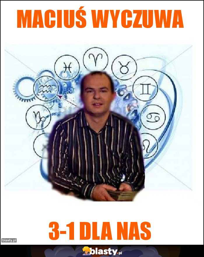 Maciuś wyczuwa Maciuś wyczuwa