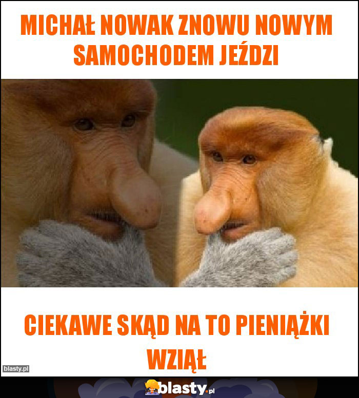 Michał Nowak znowu nowym samochodem jeździ Michał Nowak znowu nowym samochodem jeździ