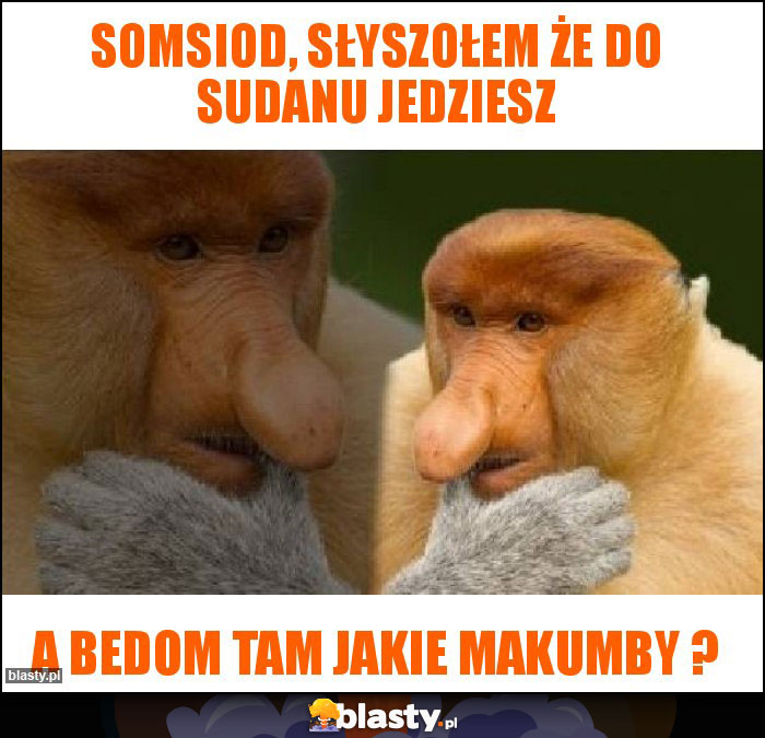 Somsiod, słyszołem że do Sudanu jedziesz Somsiod, słyszołem że do Sudanu jedziesz