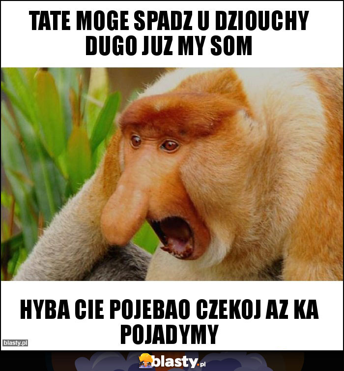 TATE MOge spadz u dziouchy dugo juz my som TATE MOge spadz u dziouchy dugo juz my som