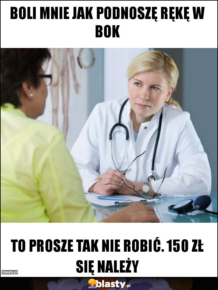 Boli mnie jak podnoszę rękę w bok Boli mnie jak podnoszę rękę w bok