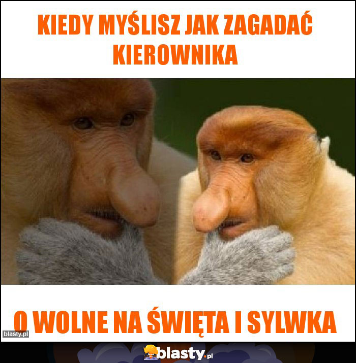 Kiedy myślisz jak zagadać kierownika Kiedy myślisz jak zagadać kierownika