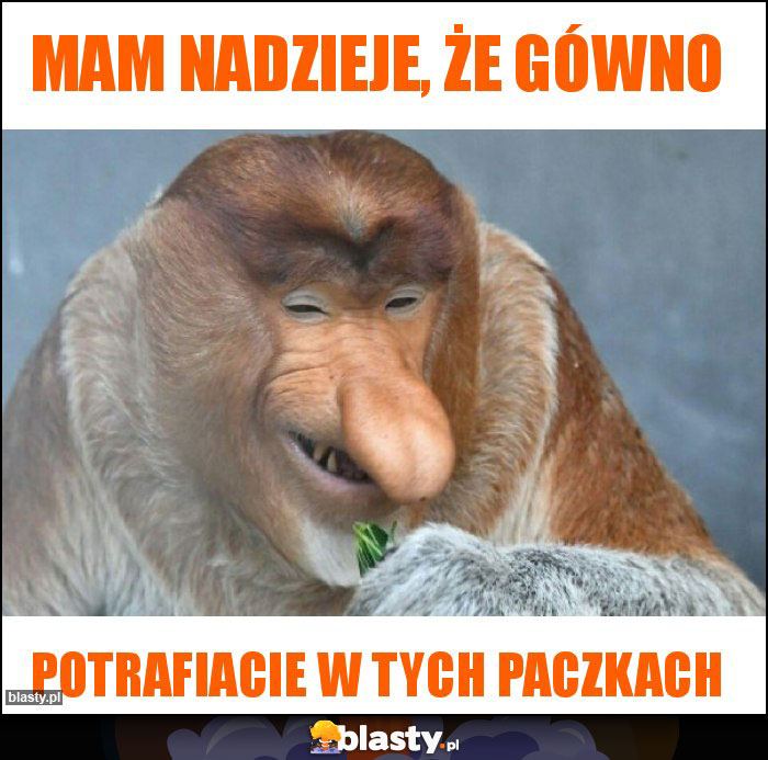 MAM NADZIEJE, ŻE GÓWNO MAM NADZIEJE, ŻE GÓWNO