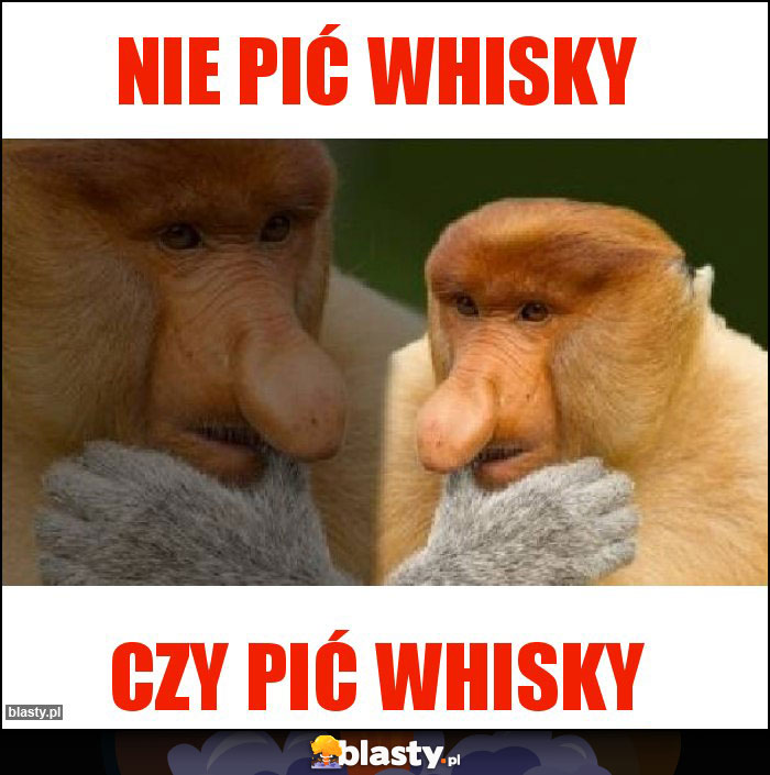 Nie pić whisky Nie pić whisky