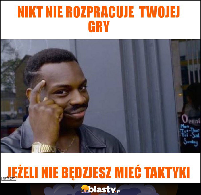 Nikt Nie rozpracuje twojej gry Nikt Nie rozpracuje twojej gry